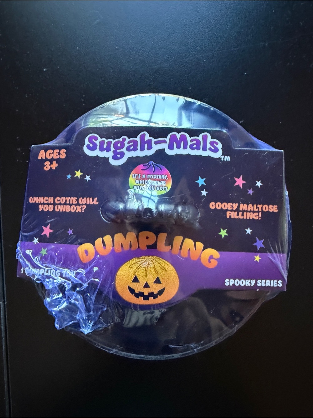 New & Sealed Mystery Squishy Dumpling Sugah-Mals Halloween Spooky Series Maltose